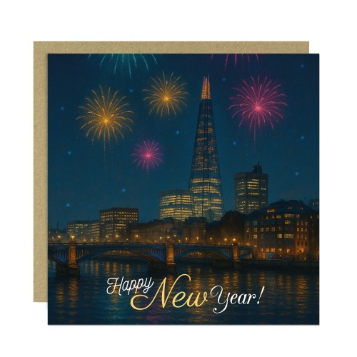 New Year Card For Family and Friends London New Years Eve 