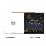 Happy New Year Card For Family, Friends and Couples Fireworks
