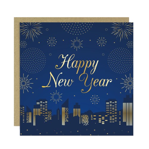 Happy New Year Greetings Card For Friends Family and Couples 