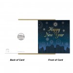 Happy New Year Fireworks Card For Family and Friends New Years