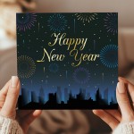 Happy New Year Celebration Card For Friends Family Couples