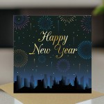 Happy New Year Celebration Card For Friends Family Couples