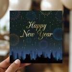 Happy New Year Celebration Card For Friends Family Couples