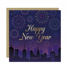 New Year Card For Friends and Family Happy New Year Celebration 