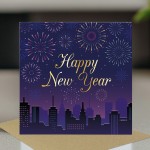 New Year Card For Friends and Family Happy New Year Celebration 