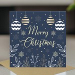 Christmas Card Festive Seasons Greetings Card For Family Friend