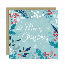 Merry Christmas Card Seasons Greetings Xmas Card Friends Family