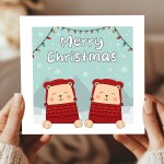 Christmas Greetings Card With Envelope For Kids Children
