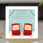 Christmas Greetings Card With Envelope For Kids Children