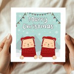Christmas Greetings Card With Envelope For Kids Children