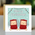 Christmas Greetings Card With Envelope For Kids Children
