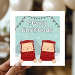 Christmas Greetings Card With Envelope For Kids Children