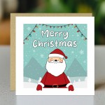 Merry Christmas Card Cute Santa Design For Kids Children Merry Christmas Card Cute Santa Design For Kids Children