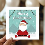 Merry Christmas Card Cute Santa Design For Kids Children Merry Christmas Card Cute Santa Design For Kids Children