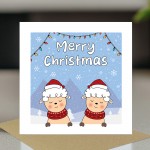 Merry Christmas Cards For Son Daughter Niece Nephew Cute Festive