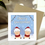 Merry Christmas Cards For Son Daughter Niece Nephew Cute Festive