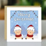Merry Christmas Cards For Son Daughter Niece Nephew Cute Festive