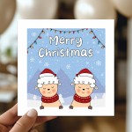Merry Christmas Cards For Son Daughter Niece Nephew Cute Festive