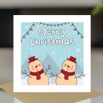 Merry Christmas Card For Kids Children Cute Snowmen Festive Xmas Merry Christmas Card For Kids Children Cute Snowmen Festive Xmas