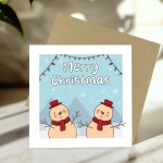 Merry Christmas Card For Kids Children Cute Snowmen Festive Xmas Merry Christmas Card For Kids Children Cute Snowmen Festive Xmas