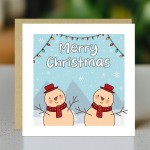 Merry Christmas Card For Kids Children Cute Snowmen Festive Xmas Merry Christmas Card For Kids Children Cute Snowmen Festive Xmas