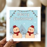 Merry Christmas Card For Kids Children Cute Snowmen Festive Xmas Merry Christmas Card For Kids Children Cute Snowmen Festive Xmas