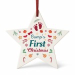 Bumps First Christmas Acrylic Star First Christmas Decoration Bumps First Christmas Acrylic Star First Christmas Decoration
