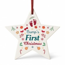 Bumps First Christmas Acrylic Star First Christmas Decoration