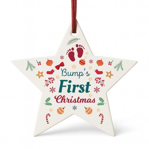 Bumps First Christmas Acrylic Star First Christmas Decoration Bumps First Christmas Acrylic Star First Christmas Decoration