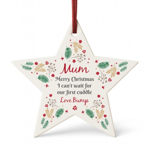 Merry Christmas Mum To Be From Bump Star Gift For New Mum