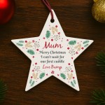 Merry Christmas Mum To Be From Bump Star Gift For New Mum