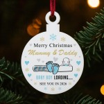 Merry Christmas Mummy And Daddy From Baby Boy Acrylic Bauble Merry Christmas Mummy And Daddy From Baby Boy Acrylic Bauble