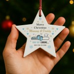 Merry Christmas Mummy And Daddy From Baby Boy Acrylic Star Gift Merry Christmas Mummy And Daddy From Baby Boy Acrylic Star Gift