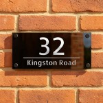 Number Sign Personalised House Laser Cut 3d Door - Silver Mirror Number Sign Personalised House Laser Cut 3d Door - Silver Mirror