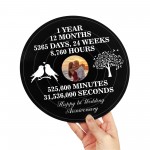 Personalised Photo Frame Gift For 1st Anniversary For Husband