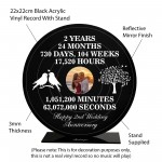 Personalised Photo Frame Gift For 2nd Anniversary For Husband