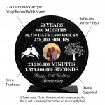 Personalised Photo Frame Gift For 50th Anniversary For Husband