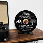 Personalised Photo Frame Gift For 5th Anniversary For Husband