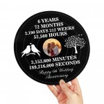 Personalised Photo Frame Gift For 6th Anniversary For Husband