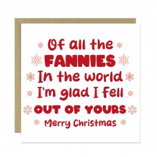 Rude Christmas Card For Mum Novelty Xmas Mum Card From Daughter