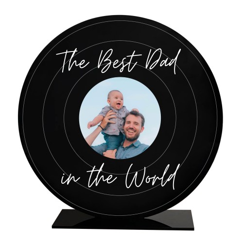 Personalised Photo Frame Gift For Best Dad For Birthday