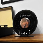 Personalised Anniversary Gift For Her Him Photo Frame I Love You