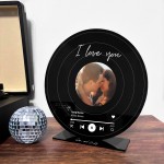 Personalised Anniversary Gift For Her Him Photo Frame I Love You