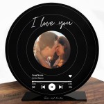 Personalised Anniversary Gift For Her Him Photo Frame I Love You