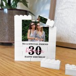 Personalised 18th 21st 30th 40th 50th Birthday Photo Block