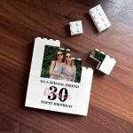Personalised 18th 21st 30th 40th 50th Birthday Photo Block