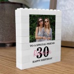 Personalised 18th 21st 30th 40th 50th Birthday Photo Block