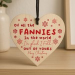 Funny Mum Gift For Christmas Novelty Wooden Hanging Heart Joke Funny Mum Gift For Christmas Novelty Wooden Hanging Heart Joke