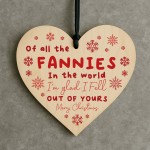 Funny Mum Gift For Christmas Novelty Wooden Hanging Heart Joke Funny Mum Gift For Christmas Novelty Wooden Hanging Heart Joke