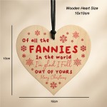 Funny Mum Gift For Christmas Novelty Wooden Hanging Heart Joke Funny Mum Gift For Christmas Novelty Wooden Hanging Heart Joke